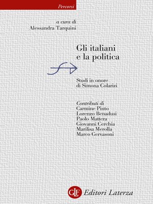 cover image of Gli italiani e la politica